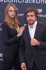 CARA DELEVINGNE at TAG Heuer Formula 1 Party in Monaco