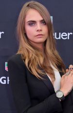 CARA DELEVINGNE at TAG Heuer Formula 1 Party in Monaco