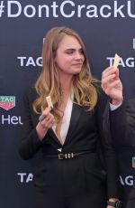 CARA DELEVINGNE at TAG Heuer Formula 1 Party in Monaco
