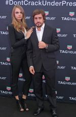 CARA DELEVINGNE at TAG Heuer Formula 1 Party in Monaco