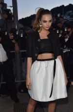 CARA DELEVINGNE at Vanity Fair and Chanel Dinner in Golfe-Juan 05/20/2015