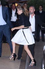 CARA DELEVINGNE at Vanity Fair and Chanel Dinner in Golfe-Juan 05/20/2015