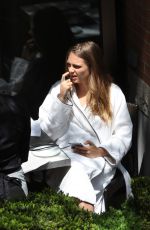 CARA DELEVINGNE on the Set of a Photoshoot in Toronto 05/16/2015