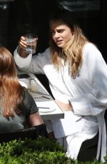 CARA DELEVINGNE on the Set of a Photoshoot in Toronto 05/16/2015