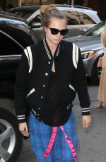 CARA DELEVINGNE Out and About in New York 05/04/2015