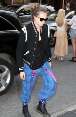 CARA DELEVINGNE Out and About in New York 05/04/2015
