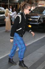 CARA DELEVINGNE Out and About in New York 05/04/2015