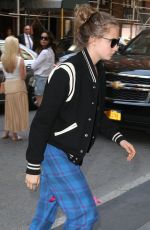 CARA DELEVINGNE Out and About in New York 05/04/2015
