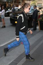 CARA DELEVINGNE Out and About in New York 05/04/2015