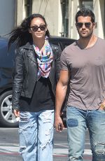 CARA SANTANA and Jesse Metcalfe Out and About in Los Angeles 05/04/2015
