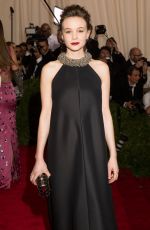 CAREY MULLIGAN at MET Gala 2015 in New York