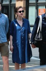CAREY MULLIGAN Out and About in New York 05/28/2015