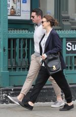 CAREY MULLIGAN Out Shopping in New York 05/01/2015