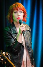 CARLY RAE JEPSEN at Q102 Studios in Pennsylvania