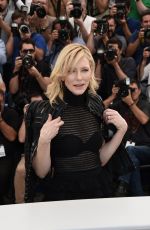 CATE BLANCHETT at Carol Photocall in Cannes