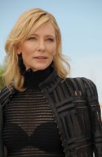 CATE BLANCHETT at Carol Photocall in Cannes