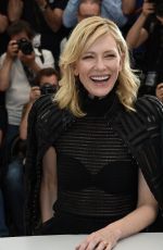 CATE BLANCHETT at Carol Photocall in Cannes