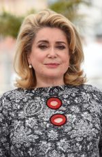 CATHERINE DENEUVE at La Tete Haute Photocall at 2015 Cannes Film Festival
