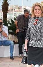 CATHERINE DENEUVE at La Tete Haute Photocall at 2015 Cannes Film Festival