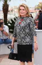 CATHERINE DENEUVE at La Tete Haute Photocall at 2015 Cannes Film Festival