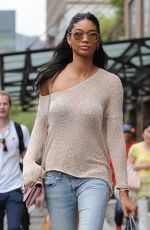 CHANEL IMAN in Jeans Out in New York 05/05/2015