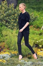 CHARLIZE THERON at Eden Roc Hotel in Cannes 05/13/2015