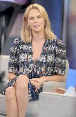 CHARLIZE THERON at Good Morning America in New York