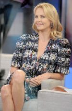 CHARLIZE THERON at Good Morning America in New York