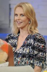 CHARLIZE THERON at Good Morning America in New York