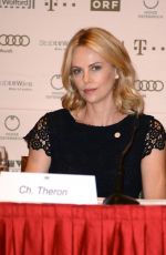 CHARLIZE THERON at Life Ball Press Conference in Vienna