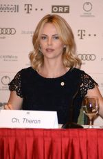 CHARLIZE THERON at Life Ball Press Conference in Vienna