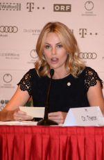 CHARLIZE THERON at Life Ball Press Conference in Vienna