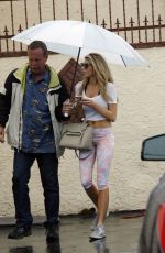 CHARLOTTE MCKINNEY at DWTS Rehearsals in Los Angeles 05/14/2015