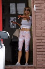 CHARLOTTE MCKINNEY at DWTS Rehearsals in Los Angeles 05/14/2015