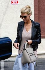 CHARLOTTE MCKINNEY at DWTS Rehersal Studio in Hollywood 05/15/2015