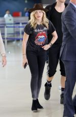CHLOE MORETZ at LAX Airport in Los Angeles 05/13/2015