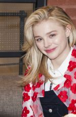 CHLOE MORETZ at Line Flagship Store Photocall in Seoul