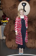 CHLOE MORETZ at Line Flagship Store Photocall in Seoul