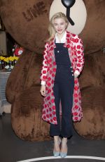 CHLOE MORETZ at Line Flagship Store Photocall in Seoul