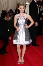 CHLOE MORETZ at MET Gala 2015 in New York