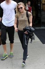 CHLOE MORETZ Leaves Bowery Hotel in New York 05/05/2015