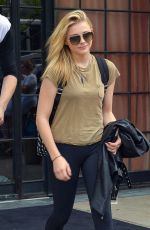 CHLOE MORETZ Leaves Bowery Hotel in New York 05/05/2015