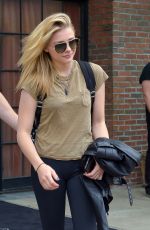 CHLOE MORETZ Leaves Bowery Hotel in New York 05/05/2015