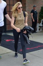 CHLOE MORETZ Leaves Bowery Hotel in New York 05/05/2015