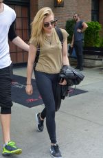 CHLOE MORETZ Leaves Bowery Hotel in New York 05/05/2015