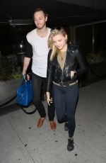 CHLOE MORETZ Leaves Katsuya Restaurant in Brentwood 05/05/2015