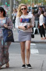 CHLOE MORETZ Out and About in New York 05/03/2015