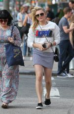 CHLOE MORETZ Out and About in New York 05/03/2015