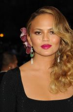 CHRISSY TEIGEN at MET Gala 2015 in New York