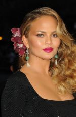 CHRISSY TEIGEN at MET Gala 2015 in New York